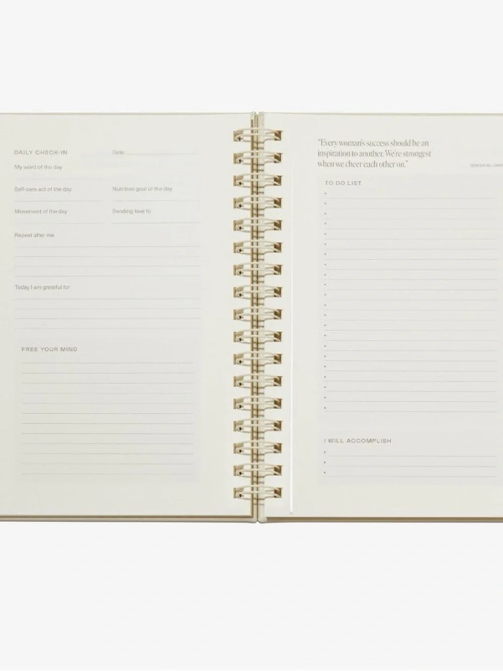 FORM by Sami Clarke Daily Check In Journal